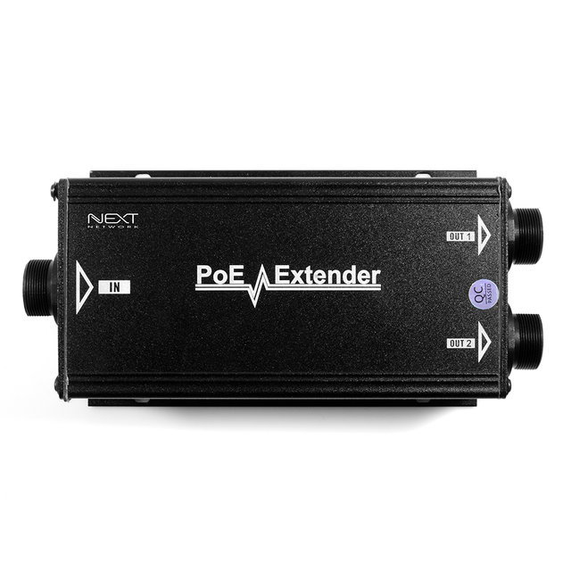 NEXTU NEXT-POE2002EXW 기가비트 1대2 POE 리피터 실외용 거리연장기
