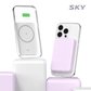 [기획모델] SKY 필 맥세이프 무선 보조배터리 5000mAh+링 스티커 M05