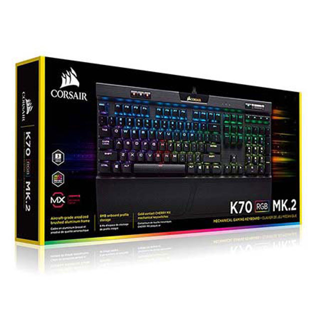 [최상급 / 유성점] ［CORSAIR］K70 RGB MK2 RED 게이밍 기계식 키보드 K70_-RGB-MK2-RED