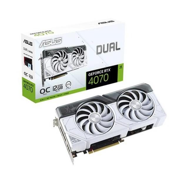 ASUS DUAL 지포스 RTX 4070 O12G OC D6X 12GB White [공인인증점]