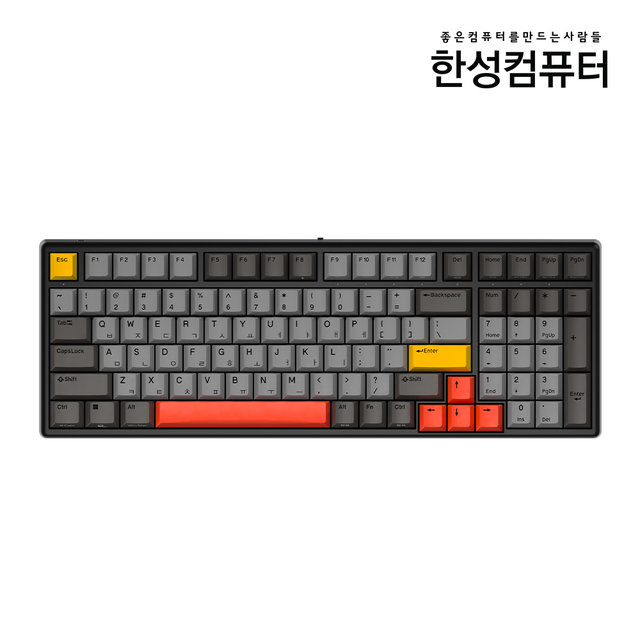 한성컴퓨터 GK896B PRO [인터스텔라] 무접점 키보드 유무선 99키 키압 35g