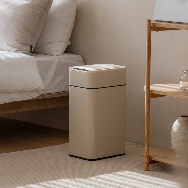 스마트 자동 센서 냄새차단 기저귀 쓰레기통 20L 대용량 종량제 호환 인테리어 휴지통 날개형