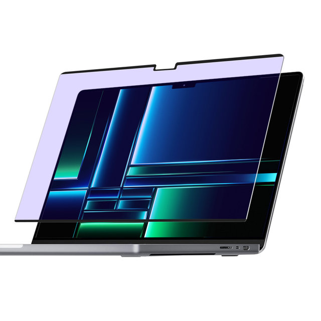 맥북 프로 14인치 14.2형 마그네틱 탈부착 액정 모니터 보호필름 프라이버시