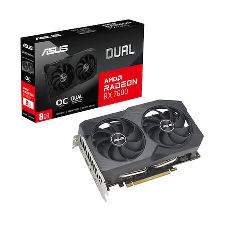 ASUS DUAL 라데온 RX 7600 O8G V2 OC D6 8GB