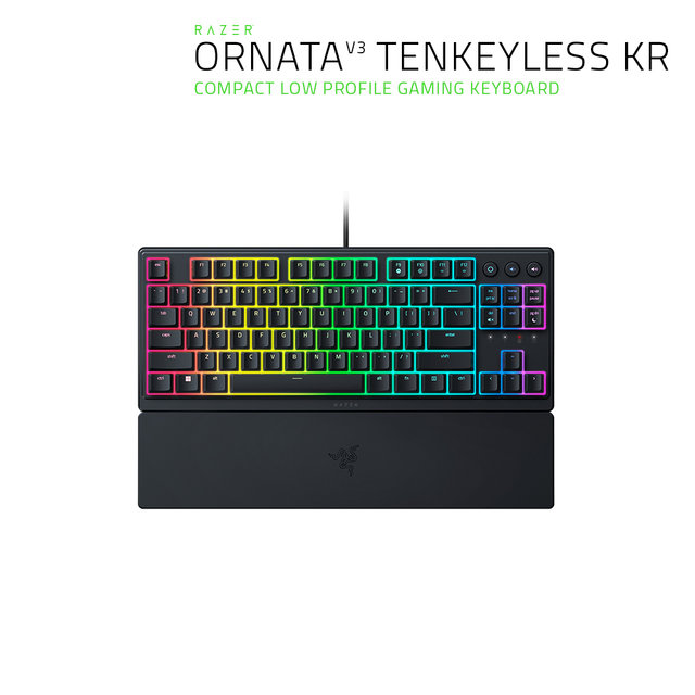 [레이저코리아] RAZER 오나타 V3 텐키리스 웨이코스정품 Ornata V3 TKL