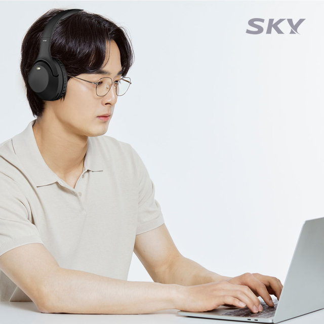 스카이 핏 에센스 멀티포인트 블루투스 5.4 무선 헤드셋 IM-H25 청력보호/저지연모드
