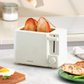 위즈웰 크런치 토스터기 2구 팝업 토스트 기계 식빵 가정용 크림