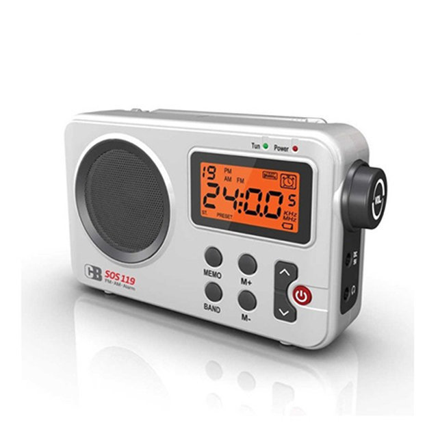 [중급] 코비 재난대비 알람시계 라디오 SOS119