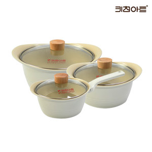 [키친아트] 인덕션겸용 스텐냄비 후라이팬 세트 모음