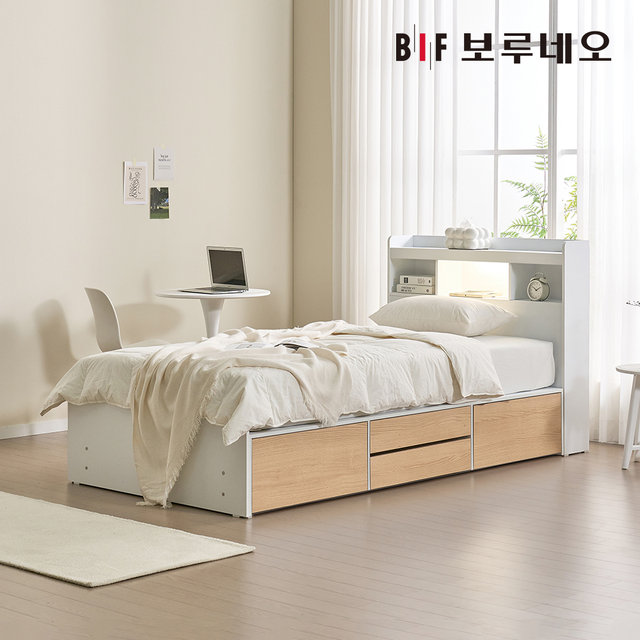 올리 LED 깊은수납 침대 프레임 슈퍼싱글 SS