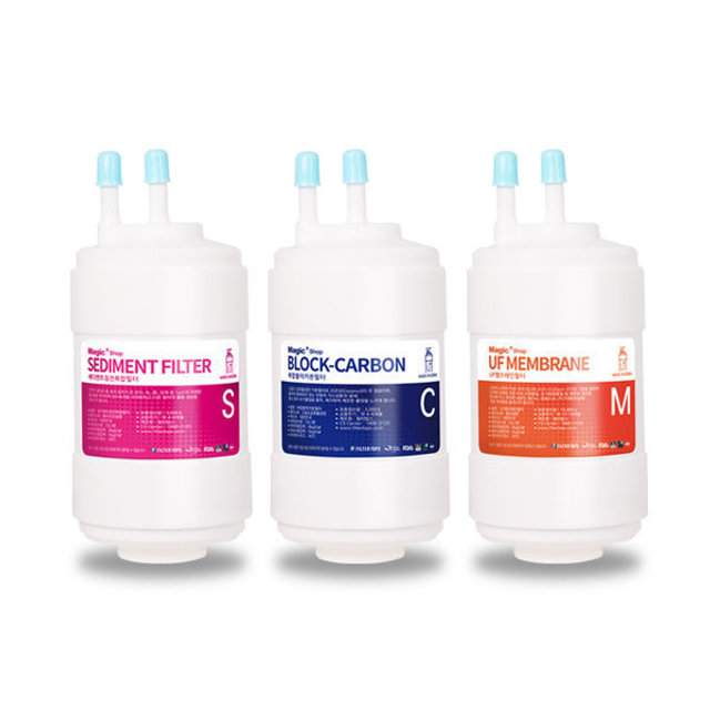 [호환] 필터탑스 제조 SK매직호환 WPU-A210C 정수기 필터 전체세트