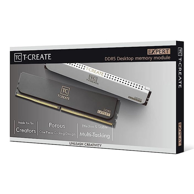 [서린공식] 팀그룹 T-CREATE DDR5-6000 CL30 EXPERT 화이트 패키지 32GB(16Gx2)