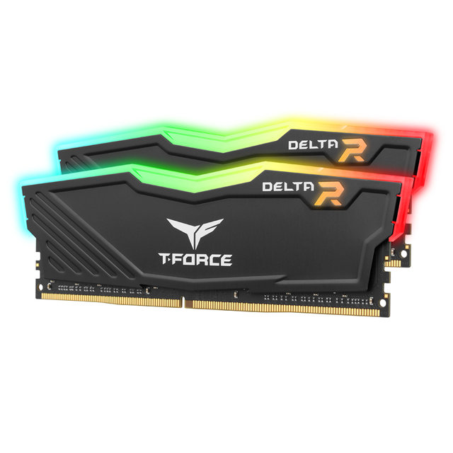 [서린공식] 팀그룹 T-Force DDR4-3600 CL18 Delta RGB 블랙 패키지 16GB(8Gx2)