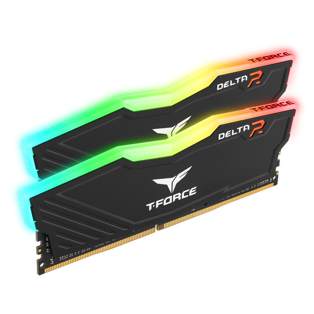 [서린공식] 팀그룹 T-Force DDR4-3200 CL16 Delta RGB 블랙 패키지 16GB(8Gx2)