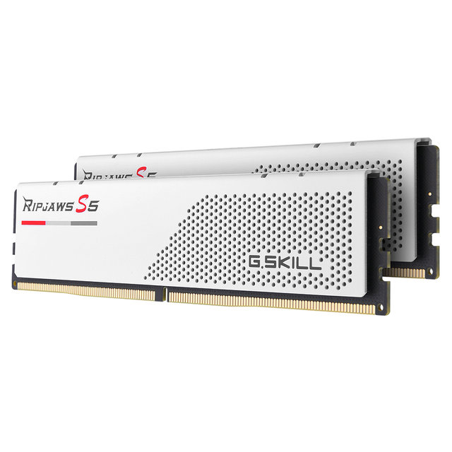 [서린공식] G.SKILL DDR5 6000 CL30 RIPJAWS S5 J 화이트 패키지 32GB(16Gx2)