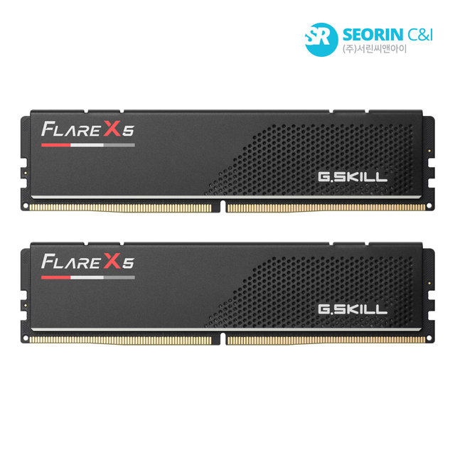 [서린공식] 지스킬 DDR5 6000 CL30 FLARE X5 J패키지 64GB(32Gx2)