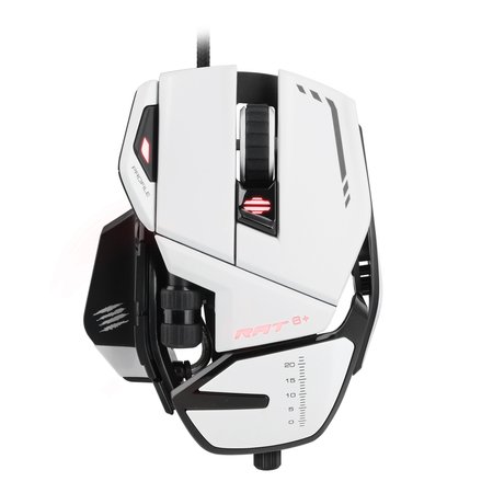 [서린공식] MADCATZ RAT 6 PLUS 화이트 마우스