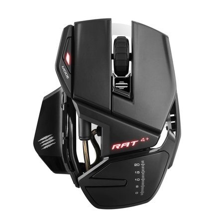 [서린공식] MADCATZ RAT 4 PLUS 블랙 마우스