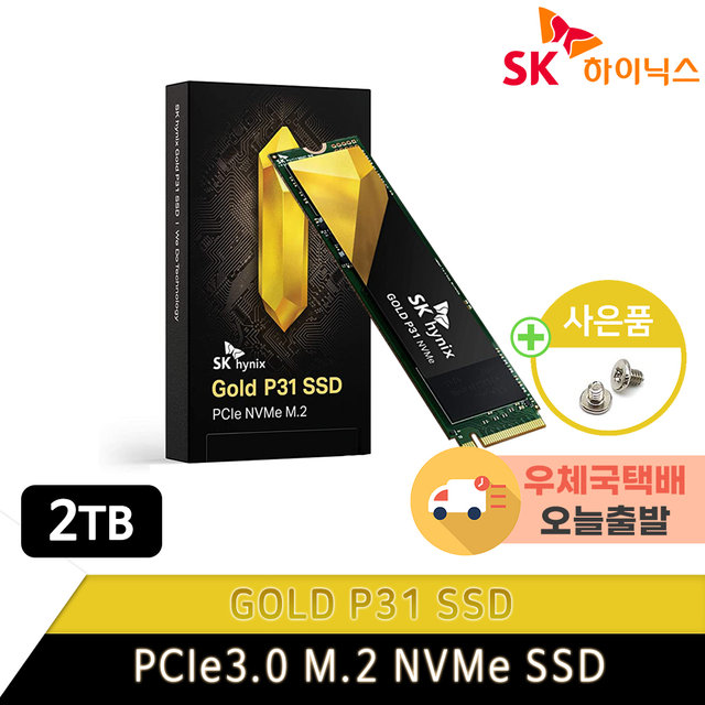 SK하이닉스 GOLD P31 NVMe SSD 2TB