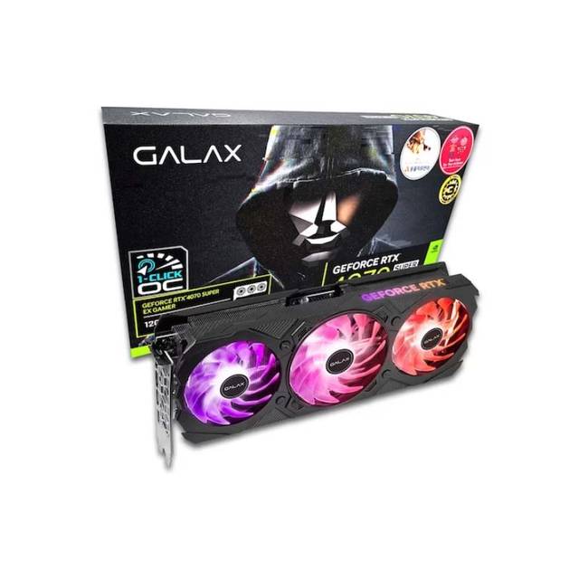 갤럭시 GALAX 지포스 RTX 4070 SUPER EX GAMER BLACK OC D6X 12GB