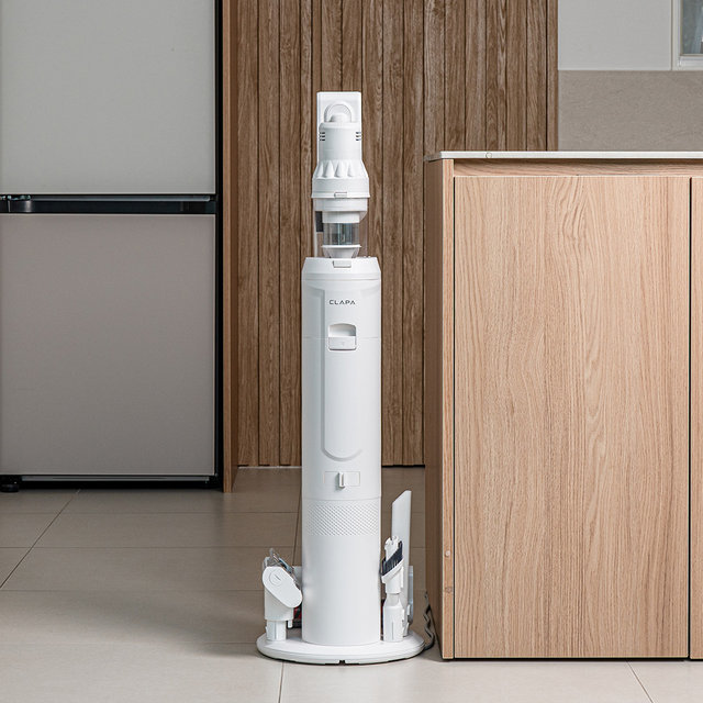 [25년형/다운로드쿠폰] 엘리트 타워 자동 먼지비움 스테이션 무선청소기 CVC-A235W 