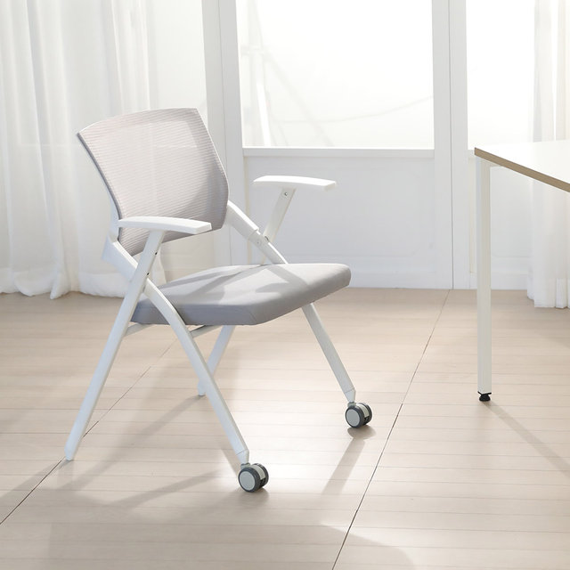 [비밀특가]LTY100S 학생 바퀴없는 허리 편한 공부 책상 사무실 회의실 접이식 메쉬 의자