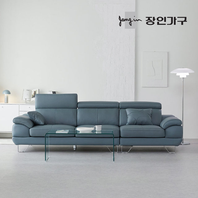 [비밀특가] 베스테 천연면피 가죽 4인 소파