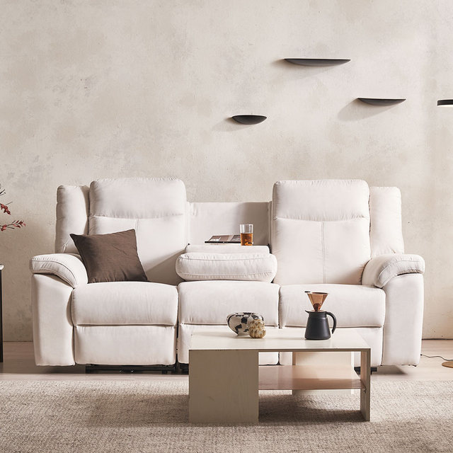 [결제시5%추가][비밀특가] 코모아 가죽 1인용 전동 리클라이너 소파 무중력 의자