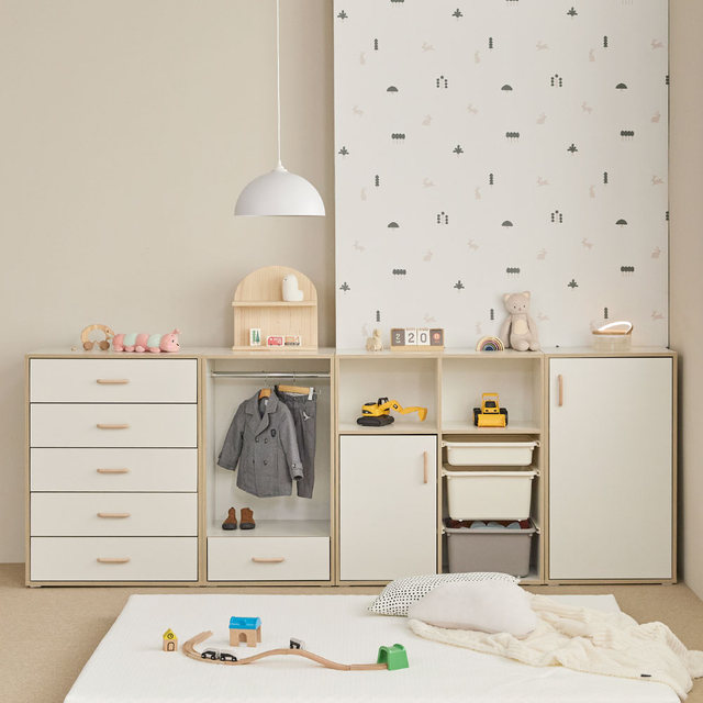 [비밀특가] 뉴피터 600폭 도어 수납교구장 + 원목발