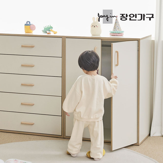 [비밀특가] 뉴피터 800폭 유아옷장 (다릿발 제외)