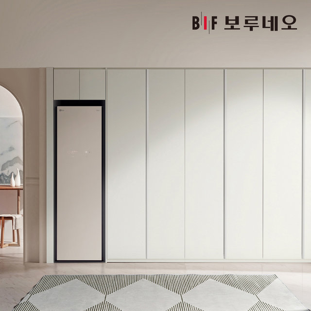 E0 스타일러 무몰딩 붙박이장 330cm 11자