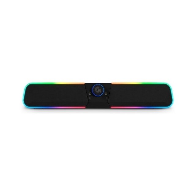 지클릭커 슈퍼히어로 G-SHOT GBS10 RGB 블루투스 컴퓨터 사운드바 블랙