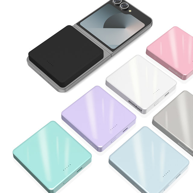 [나노스퀘어] 미니덕트 마이맥 맥세이프 보조배터리 4000mAh_매트블랙