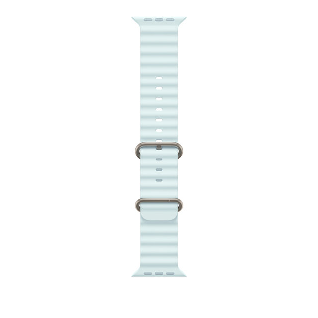 49mm 아이스 블루 오션 밴드 - 내추럴 티타늄 마감 - [MXTF3FE/A]