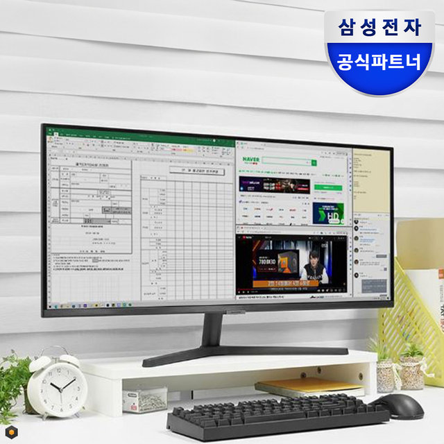 [혜택가 33.9만원] 삼성 뷰피니티 S5 S34C500 와이드모니터 WQHD 100Hz