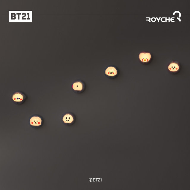 ROYCHE 우주스타 BT21 센서무드등 망 BT21-RSL-BABY-MG