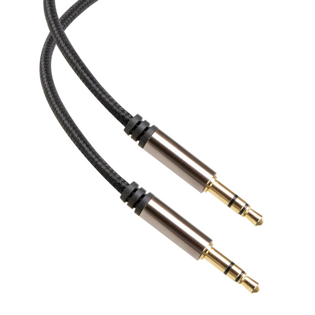 AUX 케이블 3.5mm 스테레오 오디오 스피커 연결선 차량 TRS 옥스선 2m
