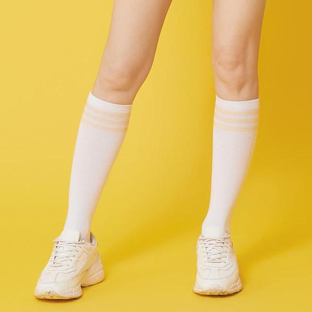 코랄리안 CSC-W8237 여성 스포츠 양말 니삭스