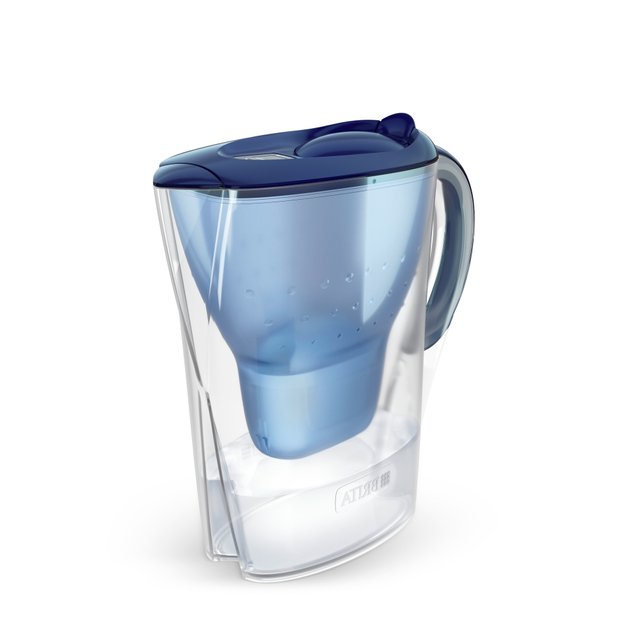 브리타 정수기 마렐라쿨 2.4L 블루 + 총필터 4입