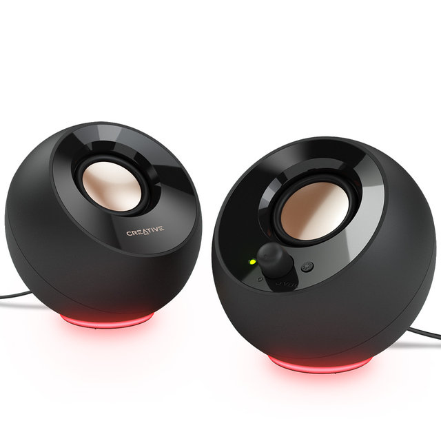 [크리에이티브] PEBBLE SE RGB 스피커 (블랙)