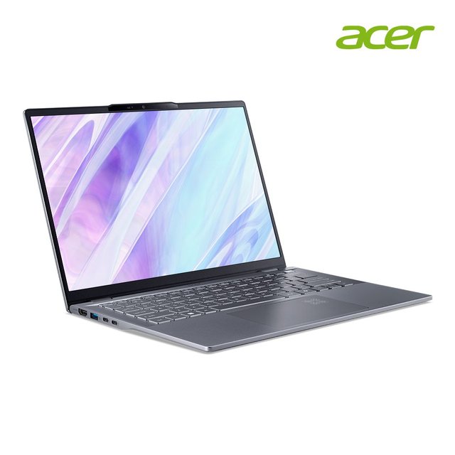 [한성] 에이서 스위프트 14 AI SF14-51-76Y4 초경량 노트북 (Ultra 7 258V 루나레이크 32GB 512GB OLED WQXGA+ 2880x1800 35.6cm 400nit Win11)