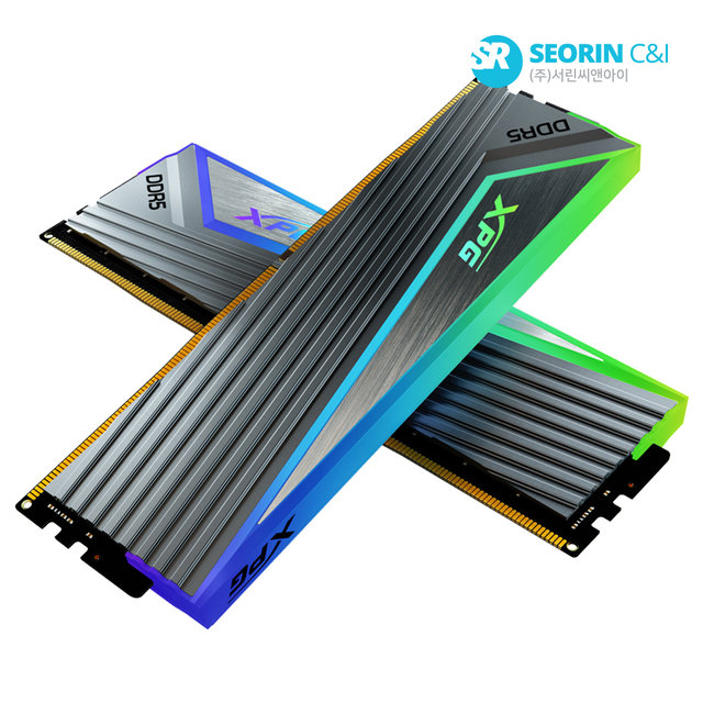 [서린공식] ADATA DDR5-6000 CL30 CASTER RGB 패키지 서린 (32GB(16Gx2))