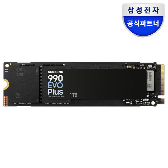 삼성전자 삼성 M.2 NVMe SSD 990 EVO PLUS 1TB MZ-V9S1T0BW 공식인증(정품)