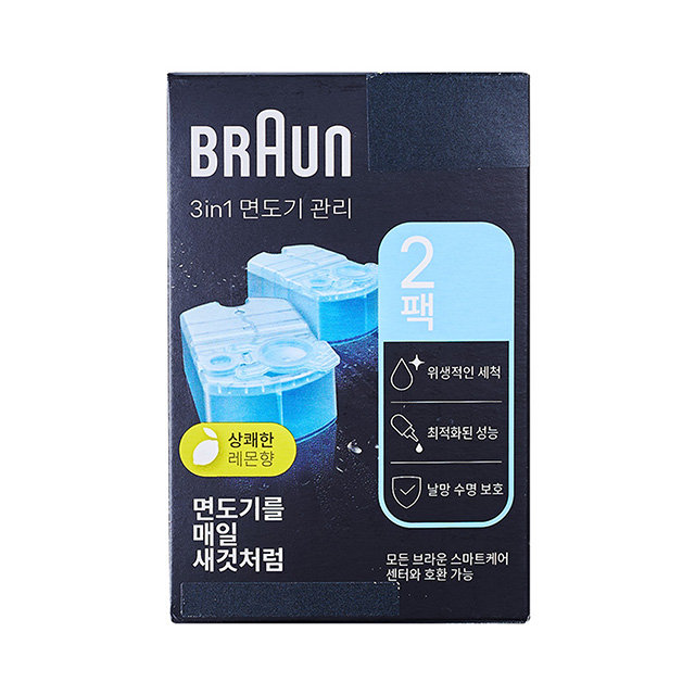 브라운  면도기  세정액