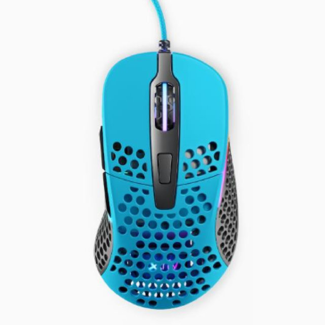 Xtrfy 엑스트리파이 M4 초경량 게이밍 마우스 블루 G-0046-0004-0004
