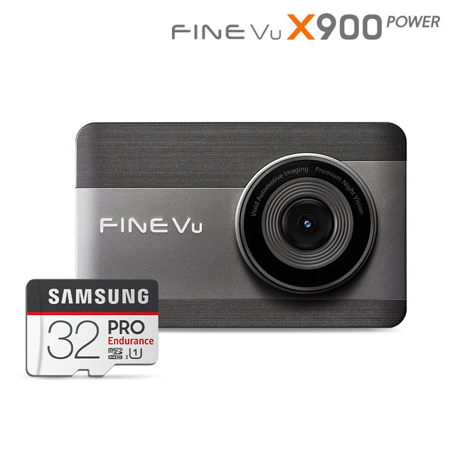 [64G로 무료업] 파인뷰 900 POWER 전후방 FHD 2채널 블랙박스 X900_POWER_32GB_DIR