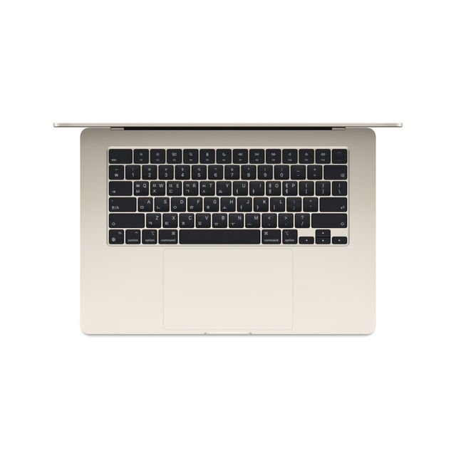 맥북에어 15 M3, 8코어 CPU, 10코어 GPU, 24GB RAM, 512GB SSD - 스타라이트 [MC9K4KH/A]
