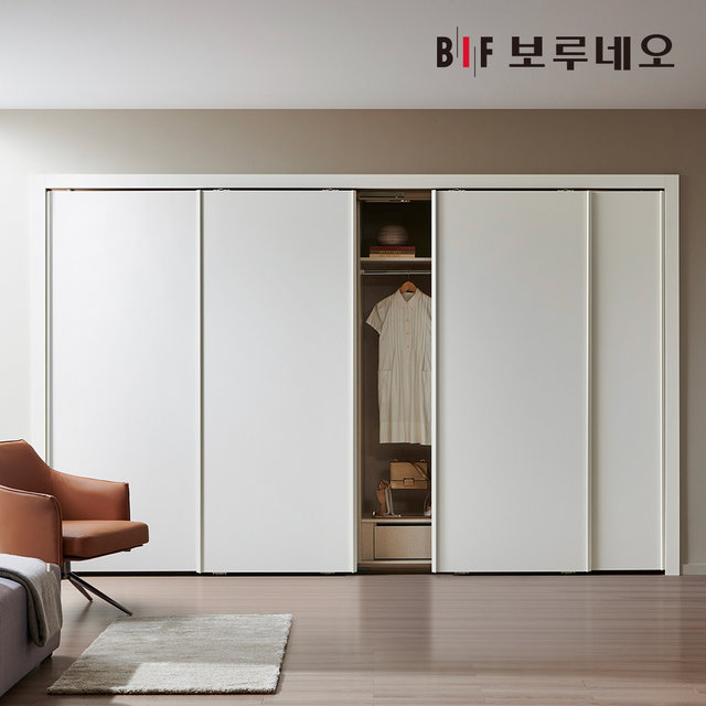 E0 PET 나비드 슬라이딩 붙박이장 330cm