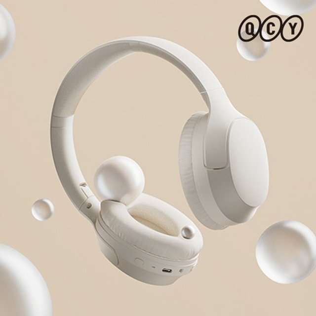 QCY H2 PRO 가벼운 노이즈캔슬링 블루투스 헤드셋 