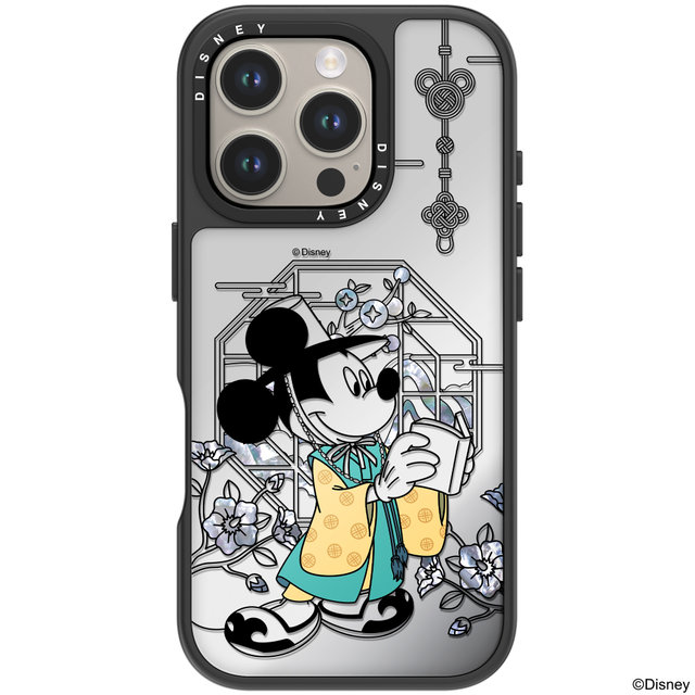 모란카노 아이폰 15 프로 맥스 미러 디자인 거울 범퍼 디즈니 나전칠기 케이스